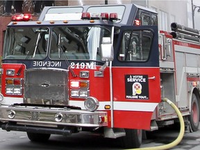 A Montreal fire truck.