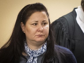 Adele Sorella at the Laval courthouse in November 2018.