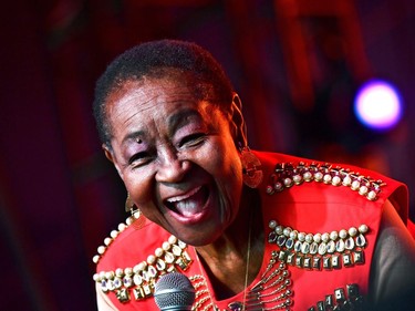 Calypso Rose performs at Gobi Tent during the 2019 Coachella Valley Music And Arts Festival on April 19, 2019. Curated livestream here: https://youtu.be/KiYh4tpzPRQ