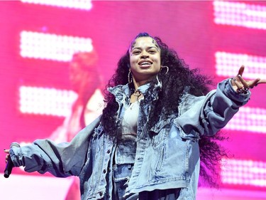 Ella Mai performs at Outdoor Theatre during the 2019 Coachella Valley Music And Arts Festival on April 19, 2019 in Indio, California.