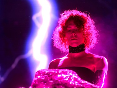 Sophie performs at Mojave Tent during the 2019 Coachella Valley Music And Arts Festival on April 19, 2019 in Indio, California.