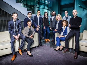 The 2018 Concordia University Public Scholars (from left): Bakhtiar Ali Khan, Maya Hey, Amir Hooshiar, Younes Medkour, Laura Shine, Milan Valyear, Michelle Savard, Nura Jabagi, Nikola Stepic and Eric Fillion.