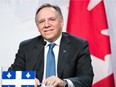 When pressed to say he is a proud Canadian Wednesday night, Premier François Legault responded: "I am proud to be a Quebecer. I accept that Quebec is in Canada."