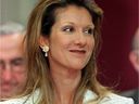 Céline Dion smiles after receiving the Order of Quebec at a ceremony at the National Assembly in Quebec City on April 30, 1998. This is a cropped version of a photo that was published the following day. The uncropped photo accompanies the text.