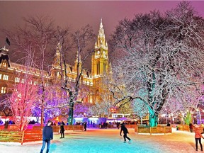 You can ice-skate at city hall in Vienna, a city that has preserved its history while embracing modernity.