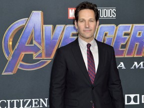 Star Paul Rudd at the world premiere of Marvel Studios' Avengers: Endgame at the Los Angeles Convention Center.