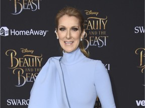 Celine Dion at the world premiere of Beauty and the Beast in Los Angeles in 2017.