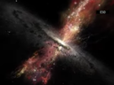Screen shot from Associated Press video about black holes.