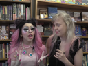 Screen shot from video about kids performing in drag.