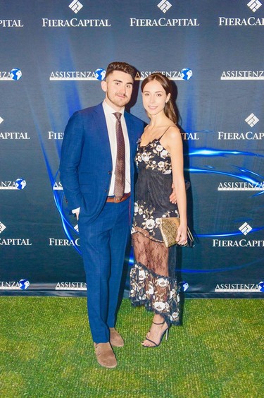 DOCTORS DRESS UP NICE: Resident doctors at St. Mary's, Dr. Jason Corban and love, committee member Dr. Noemi Vezina make their stylish mark on the 2019 St. Mary's Wonderball, she in Misha, he in Suit Supply.