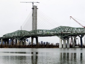 In true Montreal fashion, the new Champlain Bridge will only allow motorists onto the island for the first two weeks. We will allow commuters to leave on June 17.