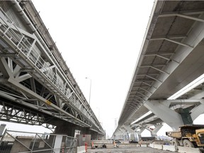 There will be some relief for users of the old Champlain Bridge, as the new Samuel-de-Champlain is expected to open in June, but at least two weekends of road closures will be needed to open the bridge in each direction.