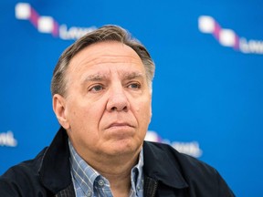 Quebec Premier François Legault is seen in April 2019 file photo.