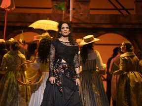 Krista De Silva is seen in Opéra de Montréal's Carmen, on at Place des Arts through May 13.