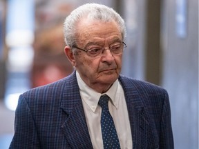 Kamal Maraghi, a former Montreal gynecologist accused of sexually assaulting three patients in 1990, 2006 and 2008, heads to the courtroom at the Palais de Justice in Montreal on Wednesday, May 8, 2019.