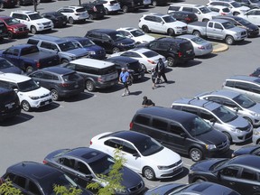 Hit-and-runs involving parked vehicles occur most often in the parking lots of shopping centres, police say. But don't call the Montreal police if you find your car has been dented.