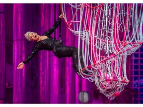 Pink in concert at the Bell Centre in Montreal on Friday May 17, 2019.