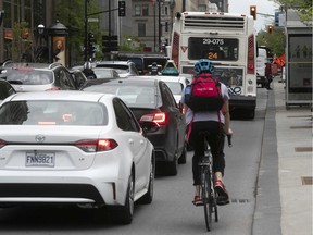"They pretty well confirmed to us that there's not going to be a bike path on Sherbrooke St.," said Dan Lambert of Montreal Bike Coalition.