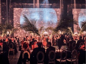 The room was discofied at Arsenal for the McCord Museum's Annual Ball.