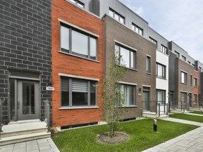 The project, once complete, will include 106 townhouses.