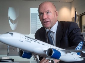 Bombardier president and CEO Alain Bellemare.