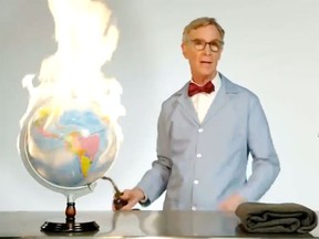 A screenshot of Bill Nye's segment