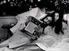 John Lennon and Yoko Ono took up temporary residence at the Queen Elizabeth Hotel from May 26 to June 2, 1969. The rest is history.