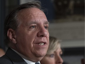 Premier François Legault: "It really takes monsters to have done such a thing."