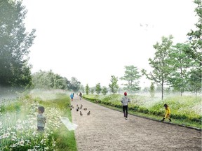 The St-Laurent borough unveiled a master plan for biodiversity Wednesday that will create natural corridors between parks, woods and wetland to protect plant and animal life.
