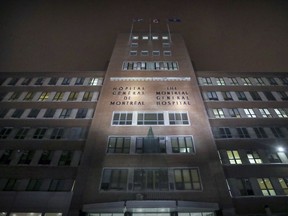 Christian Dubé, Treasury Board chairman and Minister Responsible for Government Administration, said Monday that discussions with unions in health, education and public service sectors are continuing intensively. Pictured is the Montreal General Hospital.