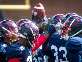 The Montreal Alouettes held a spring training camp at Percival Molson Stadium in Montreal on Monday June 3, 2019.