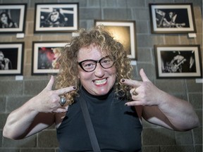 "I love my job," says rock photographer Susan Moss, whose concert photos are on display at Les Foufounes Électriques