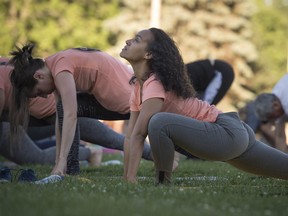 It's International Yoga Day on June 21. Check listings for local events.