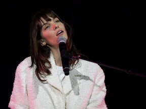 Quebec singer-songwriter Charlotte Cardin performed the opening free outdoor blowout for the 40th edition of the Montreal International Jazz Festival, Thursday evening.