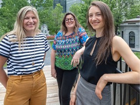 Montreal Gazette food critics, left to right, Joanna Fox, Isa Tousignant  and Amie Watson.