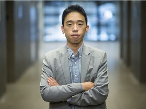 Journal de Montréal court reporter Michael Nguyen  in 2016.