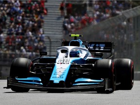 Nicholas Latifi drives his Williams during practice for the Canadian Grand Prix at Circuit Gilles-Villeneuve on Friday, June 7, 2019, in Montrea.