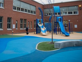 The playground at a Montreal school.