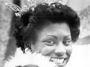 Gail Eastmond was queen of the Carifesta parade in Montreal  July 2, 1977.