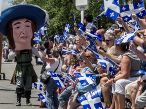 The 2017 Fête nationale parade in Montreal.