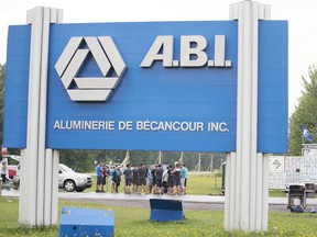 The Aluminerie de Becancour Inc. aluminum plant in Becancour, Quebec.