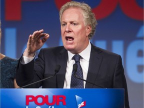 "At the speed that things are going, everything becomes possible," former Quebec premier Jean Charest said. "It would be naive to think a poll calculating something today will be the reality in four years."