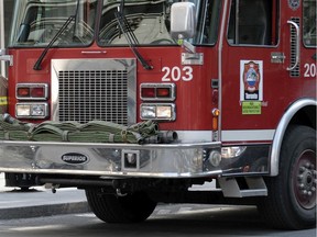 Officers were called to assist Montreal firefighters who were fighting a blaze that had just ignited in a home on Sylvain Garneau St. near Marien Blvd. in the borough of Rivière-des-Prairies.