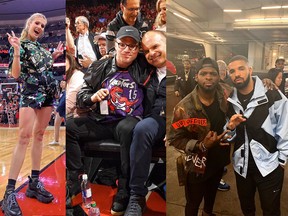 Athletes with Montreal connections attend Game 5 of the NBA Finals in Toronto on June 10, 2019