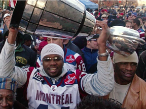A screen shot from Gazette video about Alouettes.