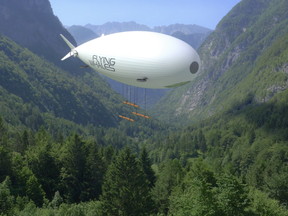 Flying Whales is developing a 150-metre-long airship with a rigid frame that will be capable of carrying as much of 60 tons of cargo.