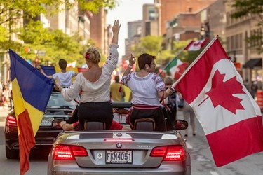 Montrealers of all backgrounds took part in the Canada Day Parade in Montreal on Monday July 1, 2019.