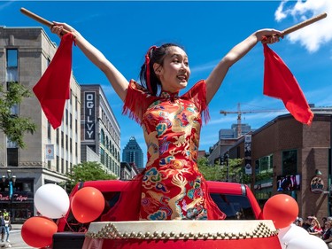 Montrealers of all backgrounds took part in the Canada Day Parade in Montreal on Monday July 1, 2019.