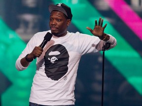 Seen here at the 2015 Just for Laughs, Saturday Night Live and Netflix star Michael Che returns to host a gala.