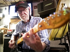 Bill Hill rehearses with his band, J.B. and the Playboys, on Tuesday, July 9, 2019.